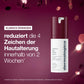 „Expert Protect + Renew“-Set: Flaschen vor rosa Hintergrund mit dem Hinweis, dass sie vier Anzeichen der Hautalterung in zwei Wochen reduzieren – klinisch nachgewiesen.