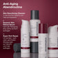 Das Skin Aging Solutions Set | Anti-Aging Pflegeset enthält einen Reiniger, ein Retinol-Serum und eine reichhaltige Creme mit deutscher Anleitung für eine Anti-Aging-Nachtroutine, um Hautalterung effektiv zu bekämpfen.