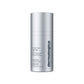 Eine silberne Flasche „Dermalogica Smart Eye Density Serum“, 0,5 fl oz (15 ml), mit einer biointelligenten Augenserum-Formel mit Growth Factor Complex, die darauf ausgelegt ist, die Hautdichte der Augenpartie zu verbessern. Die Produktdetails sind auf der Vorderseite aufgedruckt.