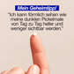 Ein Finger mit einer kleinen Menge Creme an der Spitze.