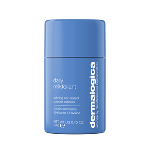 Daily Milkfoliant Exfoliant in blauer Verpackung.